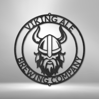 Thumbnail for Viking Ring Monogram - Steel Sign