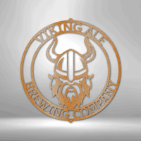 Thumbnail for Viking Ring Monogram - Steel Sign