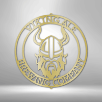 Thumbnail for Viking Ring Monogram - Steel Sign