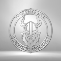 Thumbnail for Viking Ring Monogram - Steel Sign