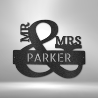 Thumbnail for Couples Monogram - Steel Sign