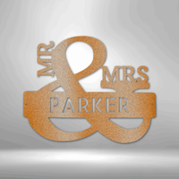 Thumbnail for Couples Monogram - Steel Sign