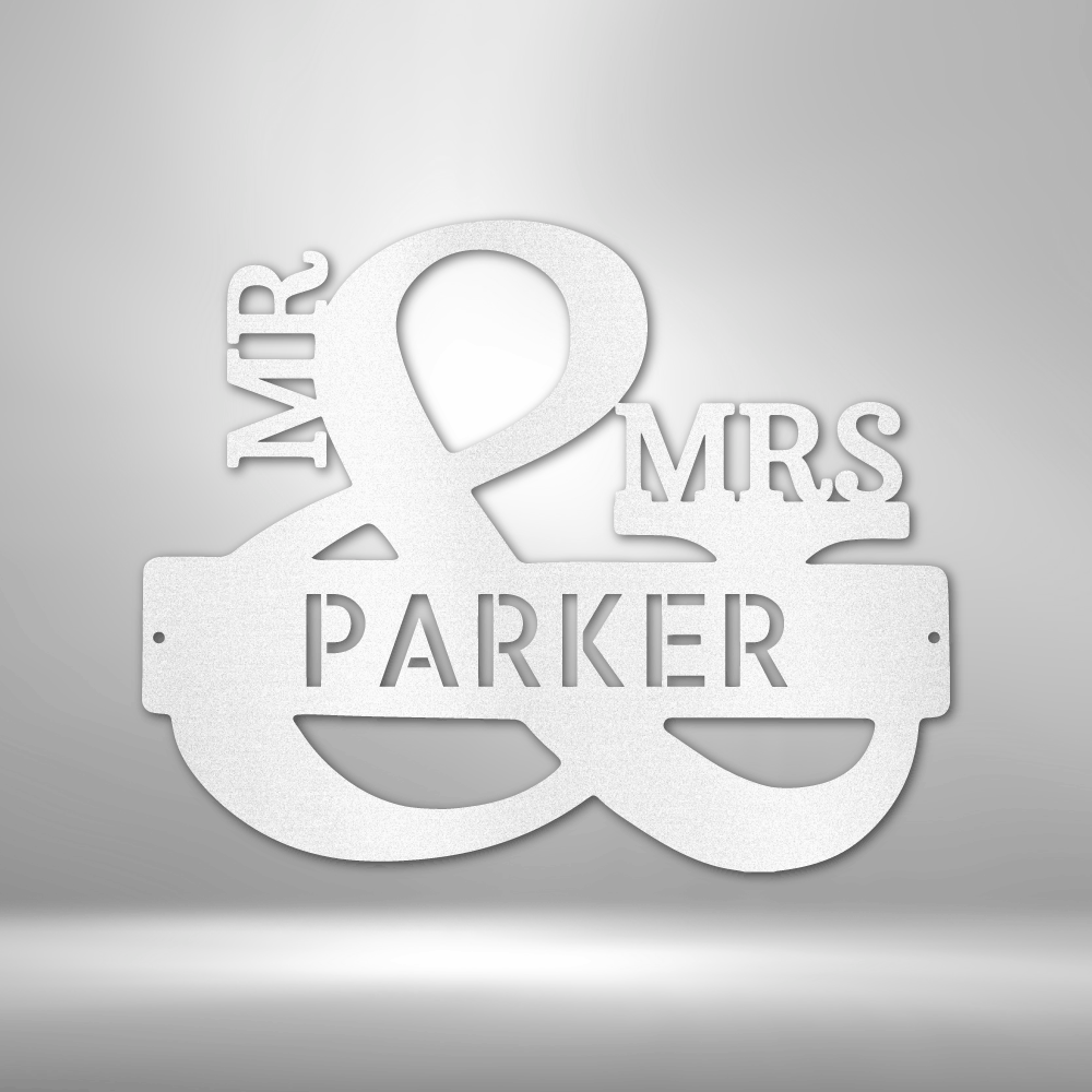 Couples Monogram - Steel Sign