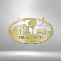 Thumbnail for Farmstead Monogram - Steel Sign