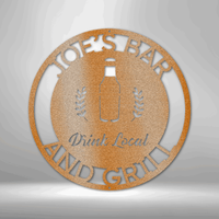 Thumbnail for Drink Local Monogram - Steel Sign