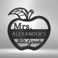 Thumbnail for Teacher Appreciation Monogram - Steel Sign