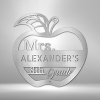 Thumbnail for Teacher Appreciation Monogram - Steel Sign