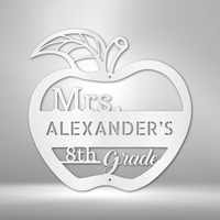 Thumbnail for Teacher Appreciation Monogram - Steel Sign