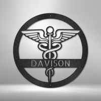 Thumbnail for Nurse Monogram - Steel Sign