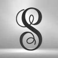 Thumbnail for Fancy Initial Monogram - Steel Sign