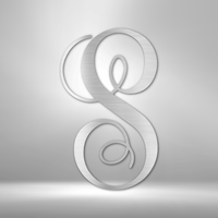 Thumbnail for Fancy Initial Monogram - Steel Sign