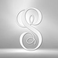 Thumbnail for Fancy Initial Monogram - Steel Sign