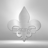 Thumbnail for Classic Fleur De Lis Monogram - Steel Sign