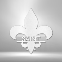 Thumbnail for Classic Fleur De Lis Monogram - Steel Sign