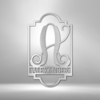 Thumbnail for Regal Monogram - Steel Sign