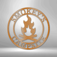 Thumbnail for Campfire Monogram - Steel Sign