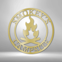 Thumbnail for Campfire Monogram - Steel Sign