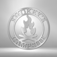 Thumbnail for Campfire Monogram - Steel Sign