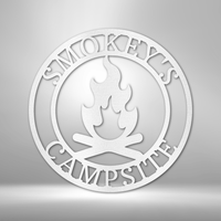 Thumbnail for Campfire Monogram - Steel Sign