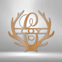 Thumbnail for Antler Monogram - Steel Sign