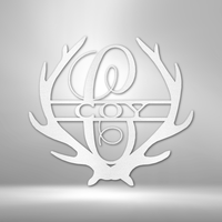 Thumbnail for Antler Monogram - Steel Sign