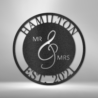 Thumbnail for Mr. and Mrs. - Steel Sign